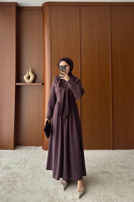 فستان مع شال