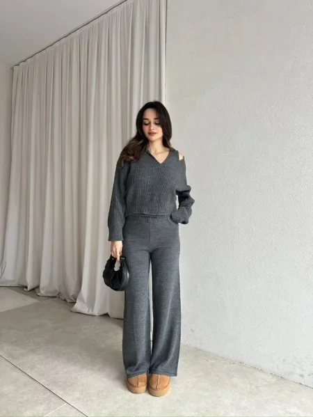 طقم صوف 3 قطع