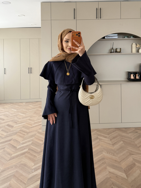 فستان Dila Pelerinli