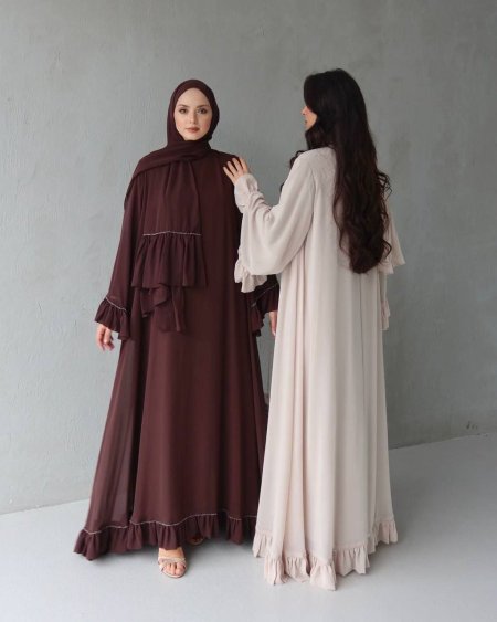 عباية مع شال