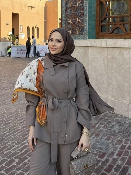 طقم بنطلون - فوشيا