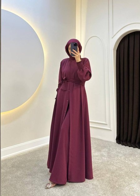 طقم عباية مع بنطلون