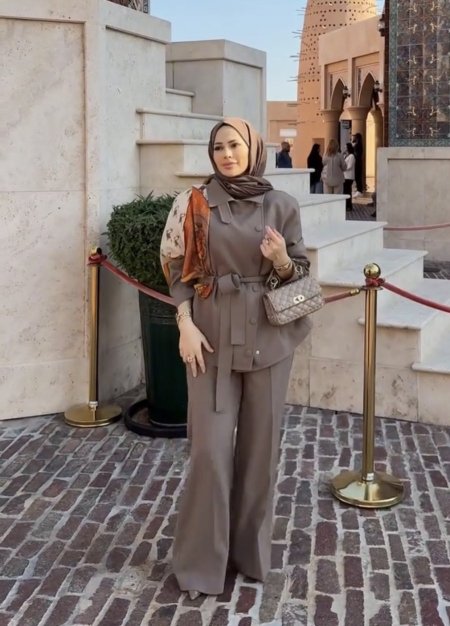 طقم بنطلون - فوشيا