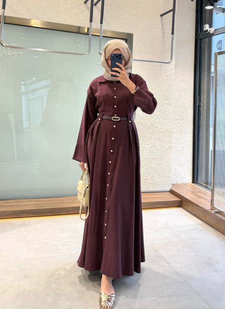 فستان Düğmeli