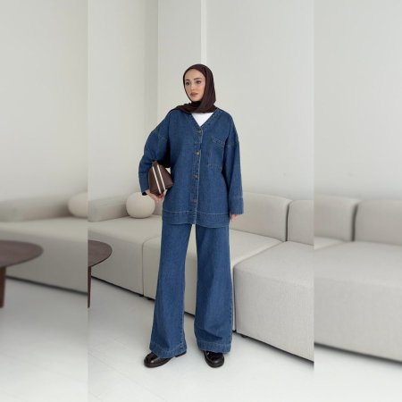 طقم جينز