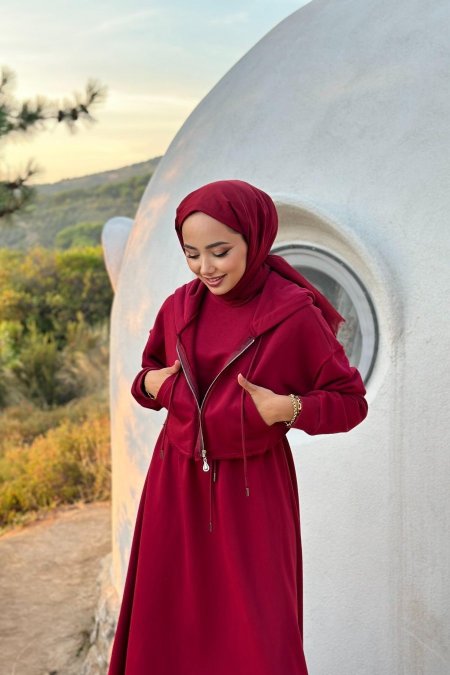 فستان قطعتين - Quq-MK-02095