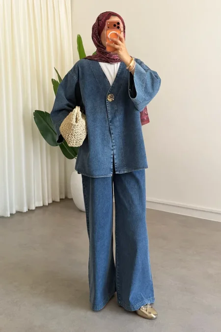 طقم جينز