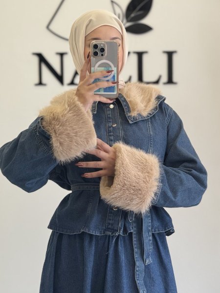 ازرق غامق Dirty jesns