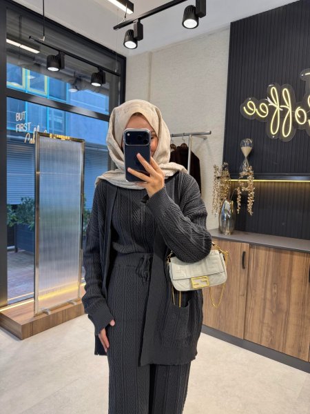 طقم صوف 3 قطع