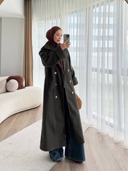 جكيت جوخ مع سكارف